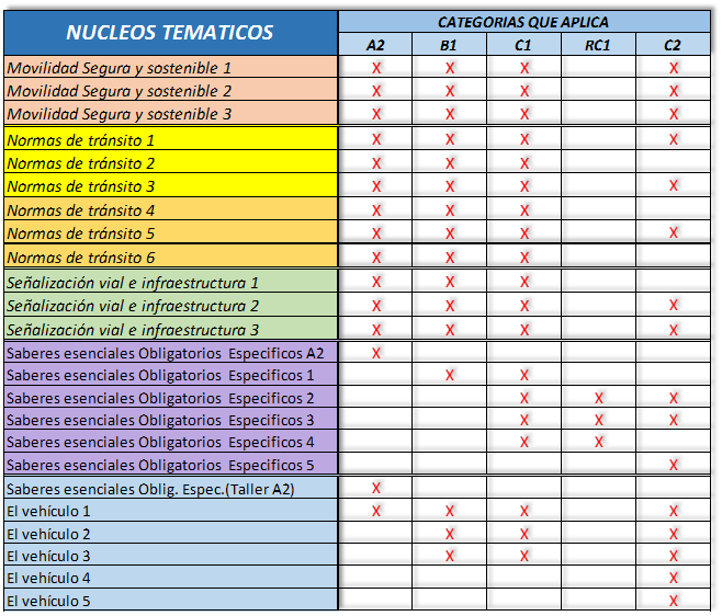NUCLEOS TEMATICOS